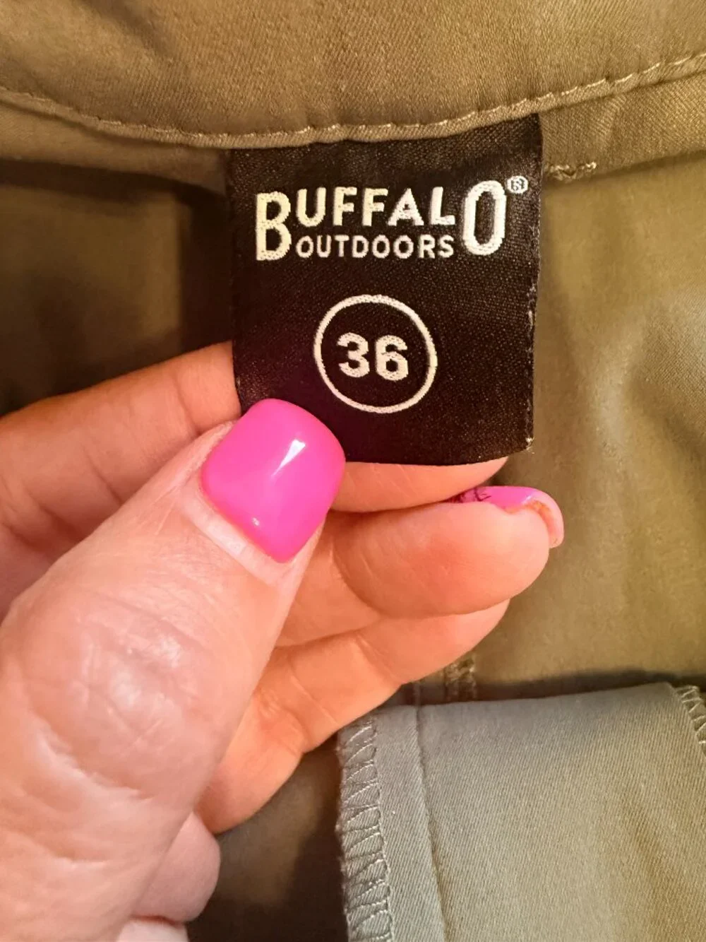 Buffalo Shorts Mens 36 Blue Cargo Hiking Nylon Stretch Outdoor‎ Travel Hike